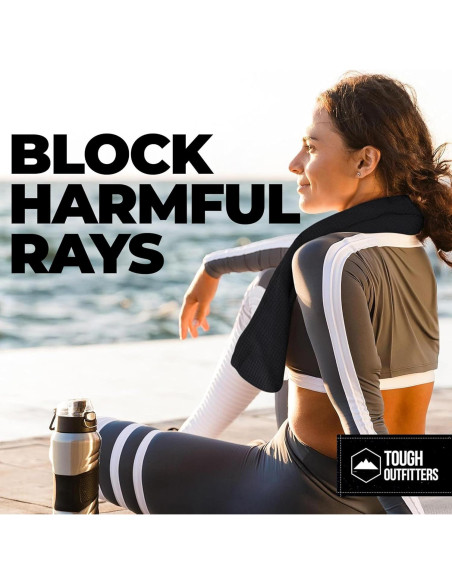 Toalla de Enfriamiento Tough Outdoors - Rosa - 97.79x30.48 cm