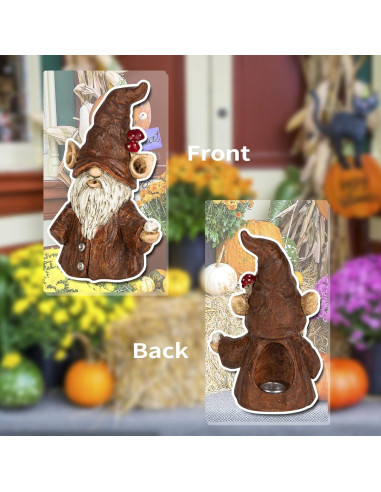 Porta inciensos gnomo Cacukap 10.16x8.89 cm resina