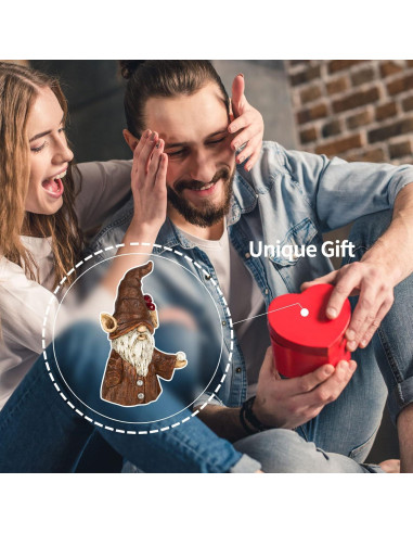 Porta inciensos gnomo Cacukap 10.16x8.89 cm resina