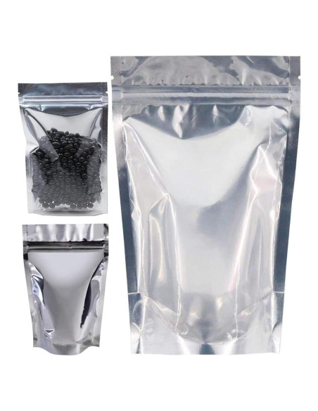 Bolsas de Aluminio Reutilizables 4x6" 100 PCS Facil