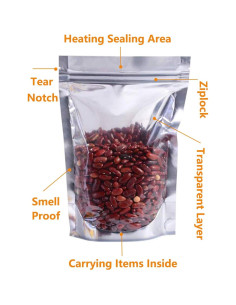 Bolsas de Aluminio Reutilizables 4x6" 100 PCS Facil 2