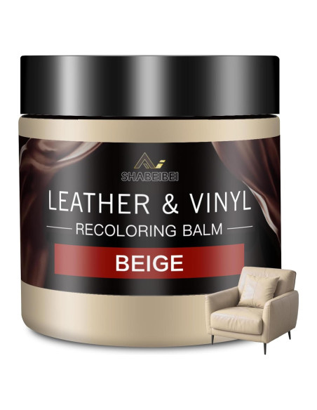 Bálsamo de Recoloración de Cuero Beige SHABEIBEI 305g