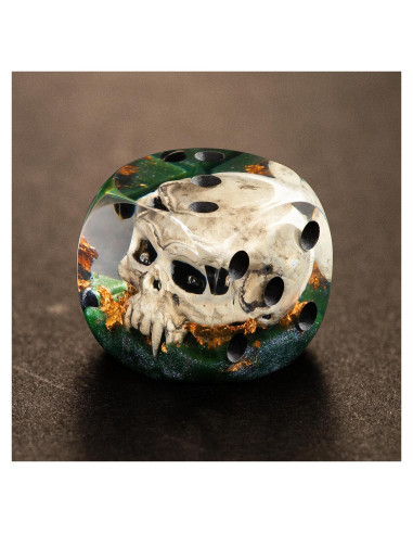 Juego de Dados D6 de Hueso DiceBell - 10 Dados 16mm para RPGs