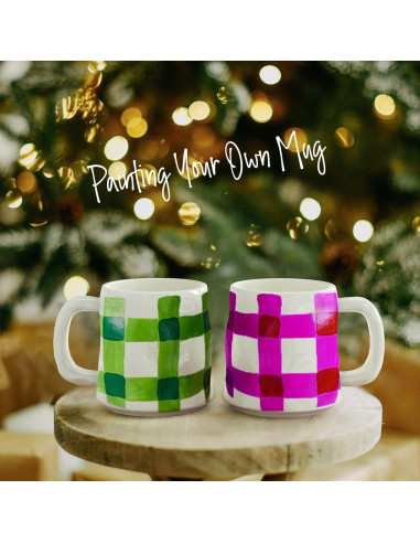 Kit de Pintura de Tazas Roaxkois - Cerámica, 0.91 kg