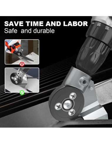 Cortador de Metal para Taladro Eléctrico XYC-10 - Alta Precisión