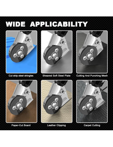 Cortador de Metal para Taladro Eléctrico XYC-10 - Alta Precisión