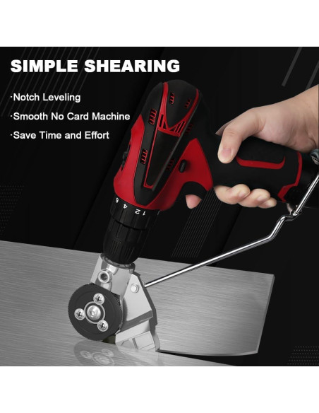 Cortador de Metal para Taladro Eléctrico XYC-10 - Alta Precisión