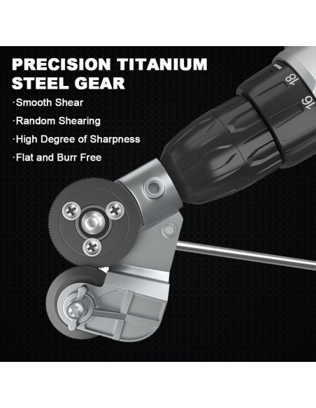 Cortador de Metal para Taladro Eléctrico XYC-10 - Alta Precisión