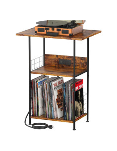 Soporte para Tocadiscos PLOOHT PL-XLS02 - 3 Niveles, Carga USB