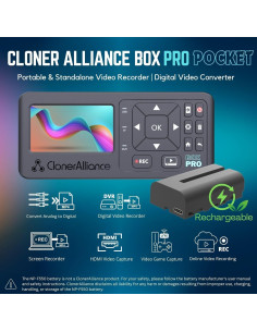 Grabadora de Video Portátil ClonerAlliance Box Pro Pocket 1080p 2
