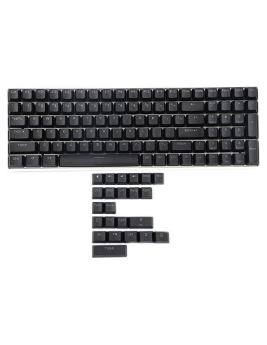 Conjunto de Teclas YMDK Doble Tiro 108 PBT Arcoíris Negro 122