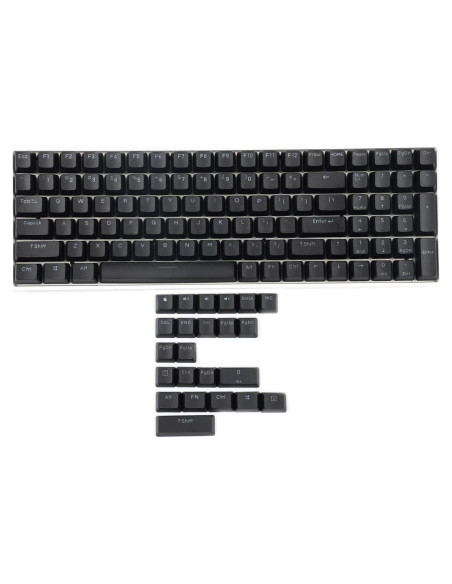 Conjunto de Teclas YMDK Doble Tiro 108 PBT Arcoíris Negro 122