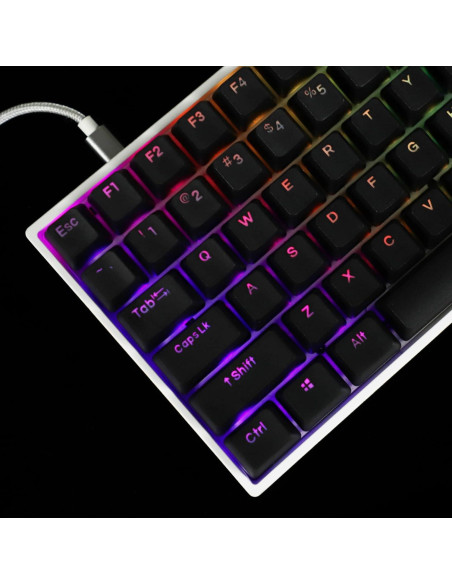 Conjunto de Teclas YMDK Doble Tiro 108 PBT Arcoíris Negro 122