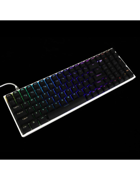 Conjunto de Teclas YMDK Doble Tiro 108 PBT Arcoíris Negro 122