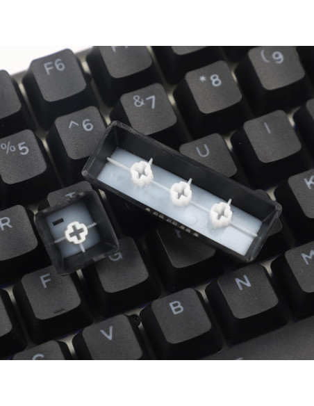 Conjunto de Teclas YMDK Doble Tiro 108 PBT Arcoíris Negro 122