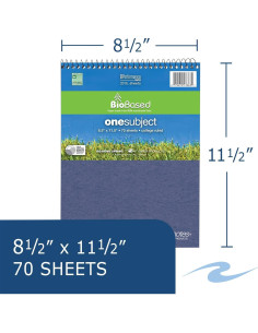 Caja de 24 Cuadernos Wirebound Roaring Spring 21.6x29.2cm 2