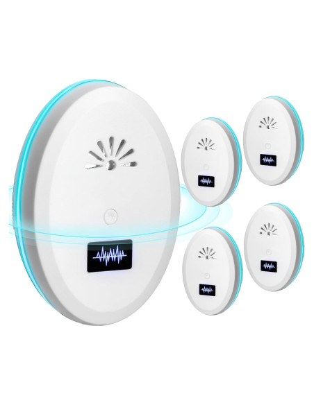 Repelente de Plagas Indoor BEIJIXI - Paquete de 4 Ultrasonido