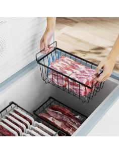 Organizadores de Congelador iSPECLE - 4 Bins Apilables 37.34cm 2