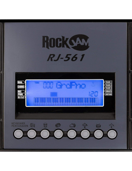 Kit de Piano Teclado RockJam 61 Teclas con Soporte y Auriculares
