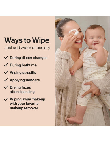 Toallitas Secas Orgánicas The Honest Company 48 Unidades