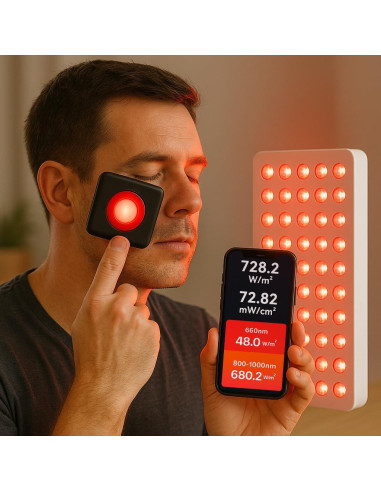 Medidor de Luz Fototerapia LED de Precisión de-power AH-Quantuv