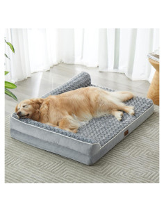 Cama ortopédica para perros grandes BFPETHOME - Sofá impermeable