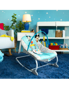 Silla Balanceadora Vibrante Disney Mickey Mouse 0-18 kg 2