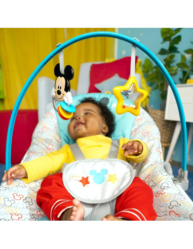 Silla Balanceadora Vibrante Disney Mickey Mouse 0-18 kg
