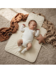 Almohadilla de Cambio de Pañales Portátil ZICOTOs Beige 40.6x63.5cm 2