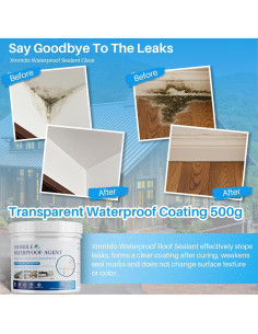 Sellador Impermeable Transparente Xmntdo 500 g - Recubrimiento Adhesivo 2