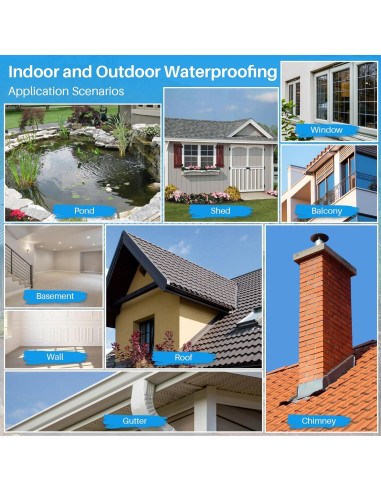 Sellador Impermeable Transparente Xmntdo 500 g - Recubrimiento Adhesivo