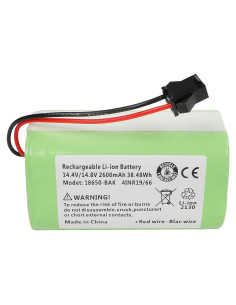 Batería de Reemplazo 14.4V 2600mAh para Aspiradoras Ecovacs y Eufy