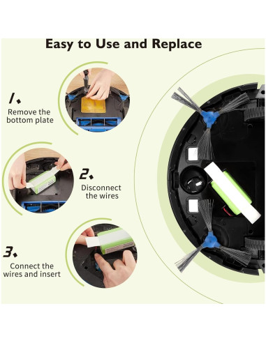 Batería de Reemplazo 14.4V 2600mAh para Aspiradoras Ecovacs y Eufy