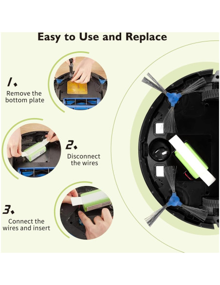 Batería de Reemplazo 14.4V 2600mAh para Aspiradoras Ecovacs y Eufy