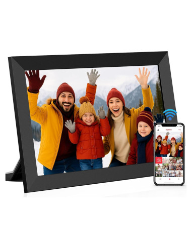 Marco de Foto Digital HC Honey Coco 10.1" HD Táctil Negro