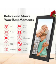 Marco de Foto Digital HC Honey Coco 10.1" HD Táctil Negro 2