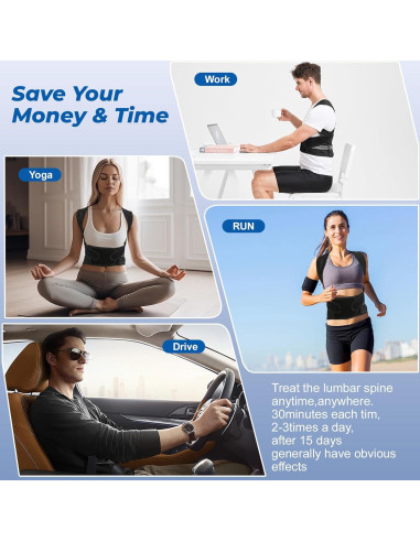 Corrector de Postura GZBBJ Mediano Ajustable para Espalda