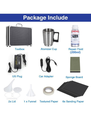 Kit de Reparación de Faros ROYWOO 200ml - Restauración y Pulido