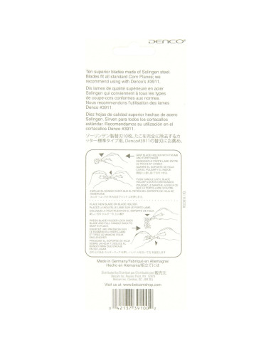 Cuchillas de Repuesto Denco para Planeador de Maíz 20 Unidades