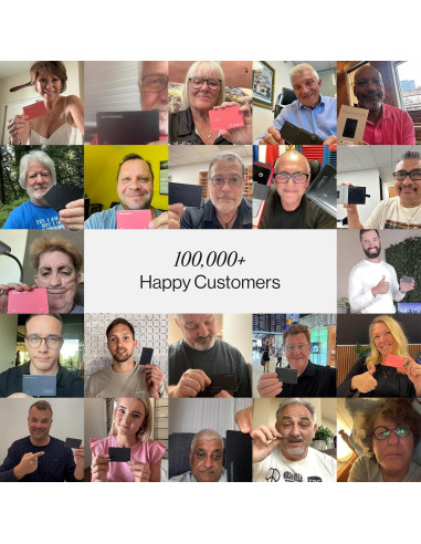 Rastreador de Cartera Spotminders Certificado Apple MFi Negro