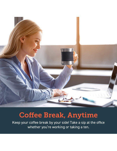 Juego de 2 Tazas de Café COSORI Acero Inoxidable 0.5 L