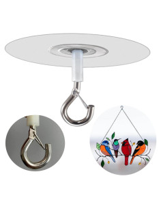 Ganchos Adhesivos de Techo Crhexpva Redondos 10 Unidades