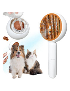 Cepillo de Vapor 2 en 1 CityinSky para Gatos y Perros - Aseo y Eliminación de Pelo