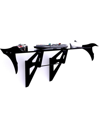 Estante de Pared Aerodinámico S999 61 cm con Acrílico