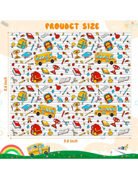 100 Hojas Papel Encerado KVCSYAW Regreso a Clases 21.8x24.9cm