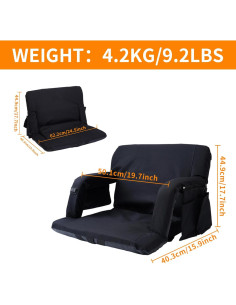 Asiento de Estadio WORKOOT Calentado y Masajeado Extra Ancho 2