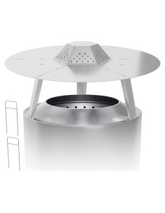 Deflector de Calor Genérico para Solo Stove Bonfire 49.5 cm
