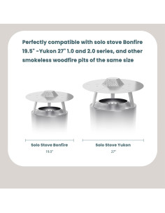 Deflector de Calor Genérico para Solo Stove Bonfire 49.5 cm 2