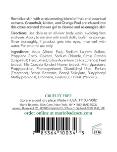 Limpiador Corporal Cítrico Mario Badescu 236.6 ml Hidratante 2
