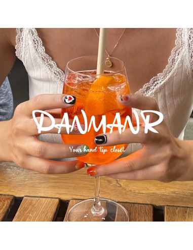 Uñas Postizas Largas Stiletto Acrílicas DANMANR 24PCS